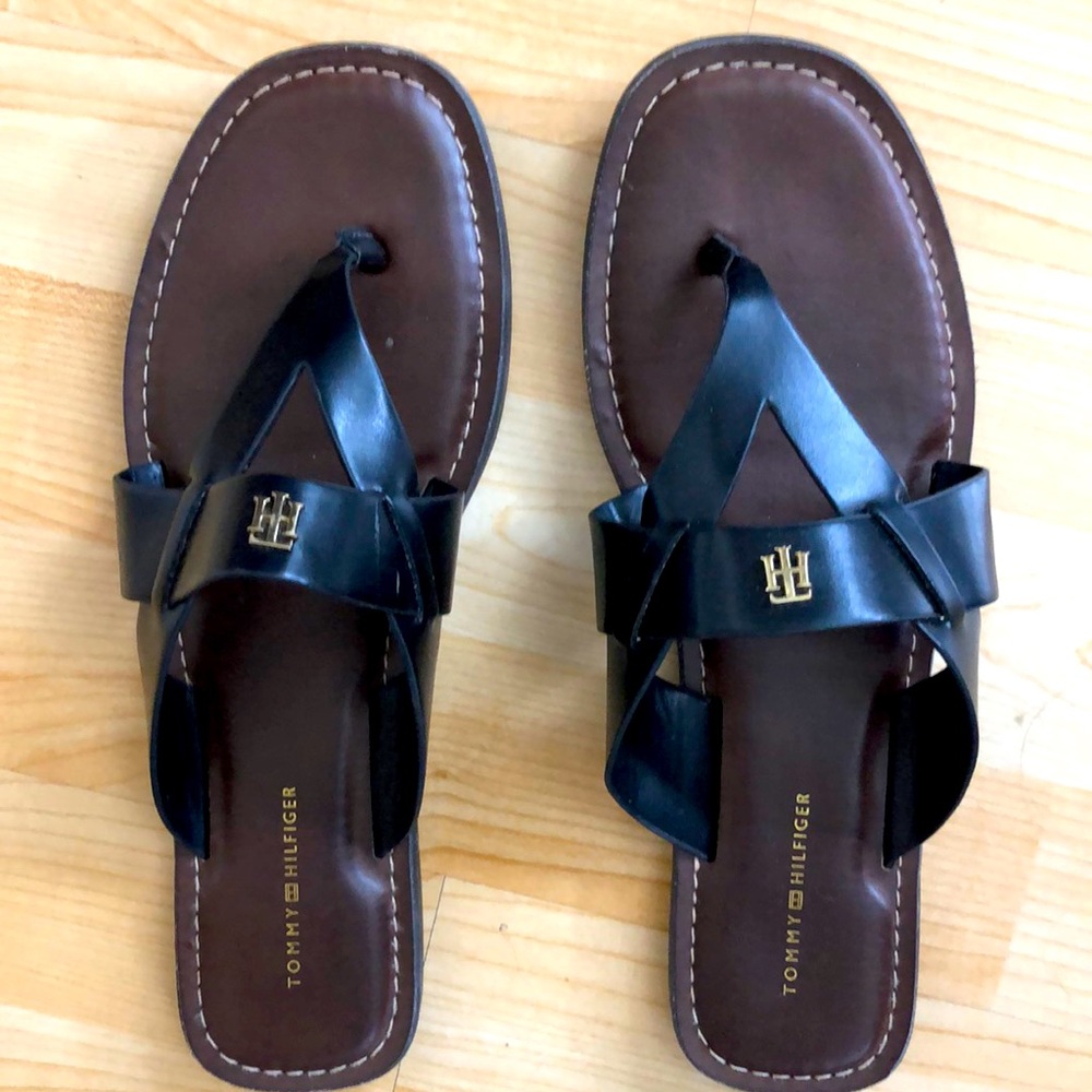 Leather flats